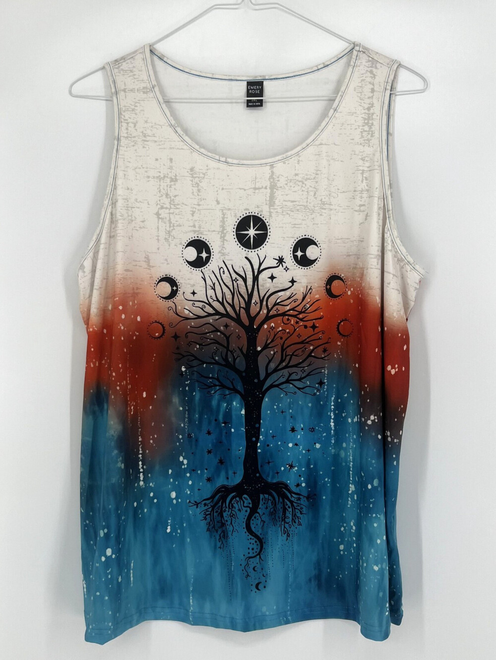Tank top Tree of Life Moon Celestial Size 2XL women's (7-132)